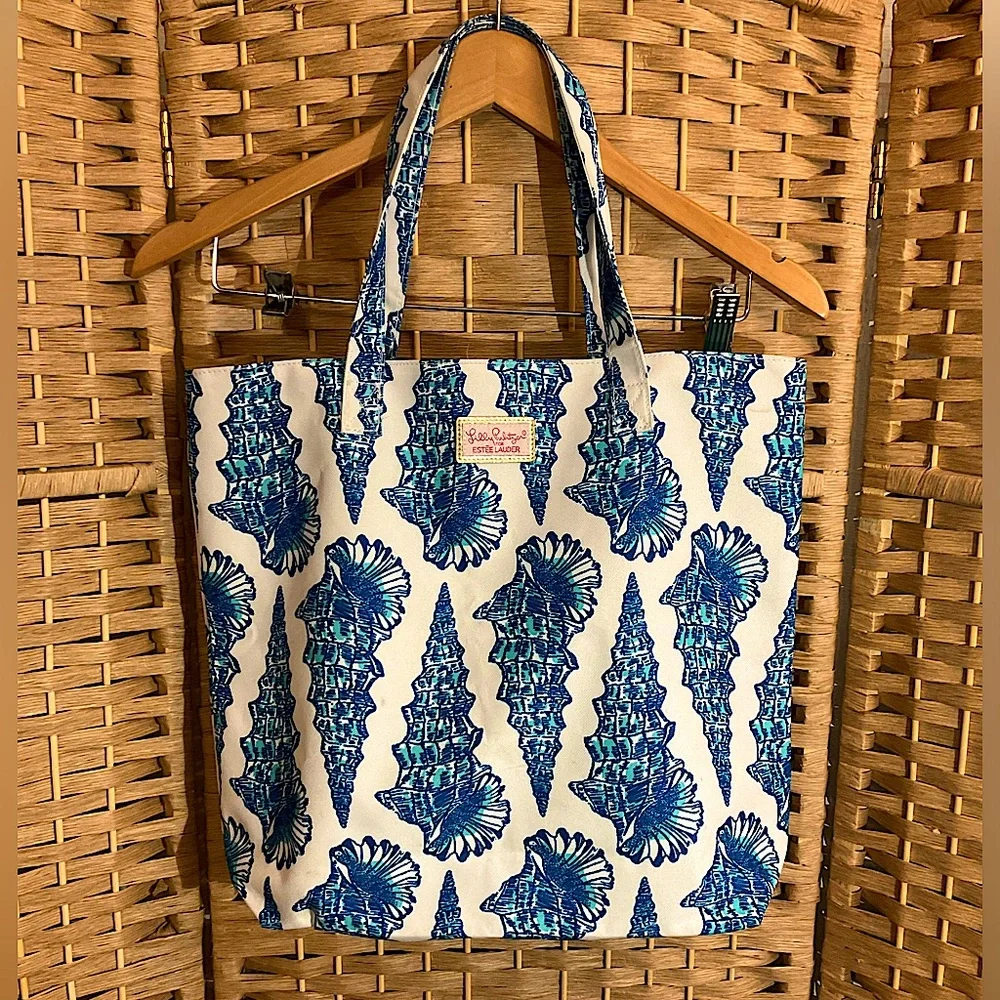 🐚 Lily Pulitzer Seashell Beach Bag - Picture 1 of 8